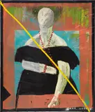 Max Coyer, Madame de Sade #4, 1984, oil on canvas