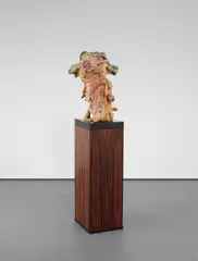 Napoleon II by Jonathan Meese, 2006, bronze, on artist's wooden plinth with marble, offered Feb 2016