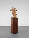 Jonathan Meese, Napoleon II, 2006, bronze, on artist's wooden plinth with marble