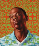 Kehinde Wiley, James Quin Actor, 2008, oil on canvas