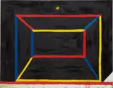 Chris Martin, Empty Frame Painting (Homage to Al Jensen)