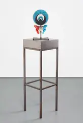 Mark Titchner, Poppa, 2007, acrylic, wood, plastic, motor and steel