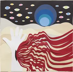 Trickle by Michael Velliquette, 2005, paper and glue, offered Feb 2016
