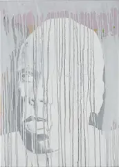 Andreas Diefenbach, Selbst Noch Wach Von Gestern, 2003, oil, lacquer and acrylic on canvas