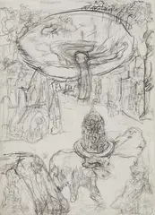 Untitled by Erwin Pfrang, 1988, pencil on paper, offered Feb 2016