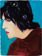 Star, Elliott by Elizabeth Peyton, 1999, oil on board, sold Feb 2016