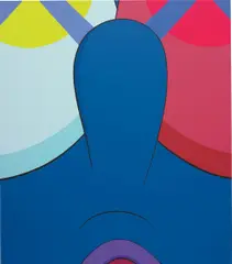 NYT by Kaws, 2013, acrylic on canvas, sold Feb 2016