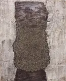 Jean Dubuffet, Barbe des rites, 1959, oil on canvas