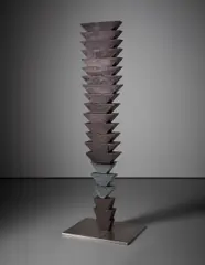 Louise Bourgeois, Untitled (The Wedges), 1950/1991, cast bronze and stainless steel