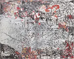 Mark Bradford, Mixed Signals, 2009, mixed media collage on canvas