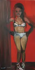 Marlene Dumas, Night Nurse, 1999-2000, oil on canvas