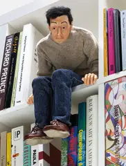 Mini-me by Maurizio Cattelan, 1999, resin, rubber, fabric, hair and paint media, sold May 2016