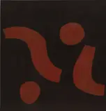 Takeo Yamaguchi, Work, 1953, oil on board
