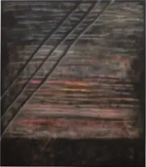 Sterling Ruby, SP25, 2008, acrylic and spray paint on canvas