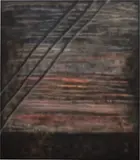 Sterling Ruby, SP25, 2008, acrylic and spray paint on canvas