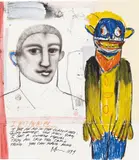 Untitled by Richard Prince, 1999, acrylic, pen and ink on paper, sold May 2016
