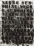 Glenn Ligon, Study for Negro Sunshine #19