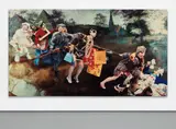 Yasumasa Morimura, Blinded by the Light, 1991, chromogenic print with surface varnish laid on panel, in 3 parts