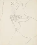 Andy Warhol, Untitled, circa 1957, ink on paper