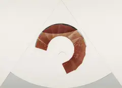Jan Dibbets, Vondelpark No. 378, 1979, color photographs and graphite on paper mounted on cardboard