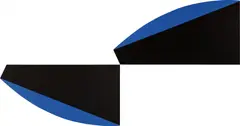 Beyond the Blue by Leon Polk Smith, 1981, oil on canvas, in 2 parts, offered May 2016