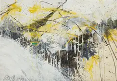 Toshimitsu Imai, Work, 1972, acrylic on paper