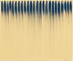 Lee Ufan, From Line, No. 790143, 1979, mineral pigment on canvas