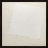Suprematist composition: White on White, after Kasimir Malevitch (from Pictures of Pigment) by Vik Muniz, 2007, chromogenic print, in artist's frame, sold May 2016