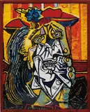 Weeping Woman, after Picasso (Pictures of Pigment) by Vik Muniz, 2007, digital chromogenic print, in artist's frame, sold May 2016