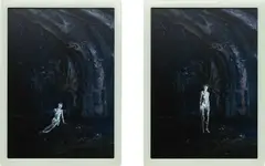 CREMASTER 3: Pediment by Matthew Barney, 2002, two chromogenic prints, in artist's acrylic frames, in 2 parts, offered May 2016