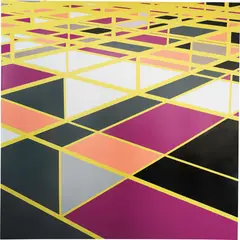 IMF (Capital) by Sarah Morris, 2001, gloss household paint on canvas, offered May 2016