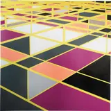 Sarah Morris, IMF (Capital), 2001, gloss household paint on canvas