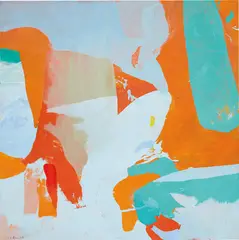 James Brooks, Fangle, 1973, acrylic on canvas