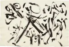 David Smith, Untitled, 1960, egg ink on paper