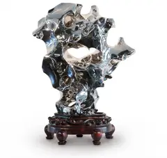 Artificial Rock #84 by Zhan Wang, 2011, stainless steel, offered May 2016
