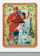 Defend and Develop the Island Together by Kehinde Wiley, 2006, oil on canvas, in artist's chosen frame, sold May 2016