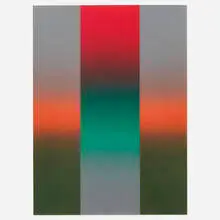 Barcelona Suite #6 by Larry Bell, 1989, lithograph in colors, sold May 2026
