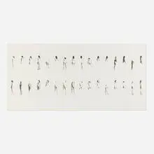 Untitled (Fourteen Big Prints) by Robert Graham, 1971, offset lithograph on Old Turkey Mill, sold May 2026