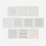 Agnes Martin, Paintings and Drawings: Stedelijk Museum Portfolio, 1991, lithograph on vellum parchment, book