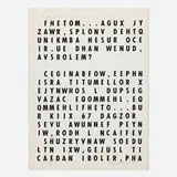 Guy de Cointet, A page from my intimate journal (Part I)