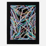 Charles Arnoldi, Untitled #5, 1983, woodcut in colors on Arches
