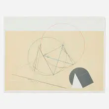 Tony DeLap, Jaipur Jinnee, 1980, lithograph in colors