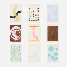 Jorge Pardo, Eucalyptus (Eukalyptus) portfolio, 1997, screenprint in colors
