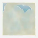 Joe Goode, Untitled (blue paper clouds)
