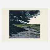 Peter Alexander, Gardena (from the Barcelona portfolio), 1988, lithograph in colors on Guarro