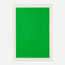 Untitled (from the London Series I) by Robert Motherwell, 1971, screenprint on J.B. Green mould-made Double Elephant, sold May 2026