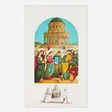 Raphael - Le mariage de la Vierge (from the Changes in Great Masterpieces portfolio) by Salvador Dalí, 1974, offset lithograph in colors on Arches, sold May 2026