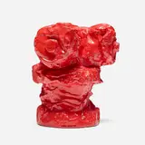 Claes Oldenburg, Fire Plug Souvenir - 'Chicago August 1968', 1968, painted cast plaster
