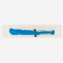 Victor Pasmore, The Blue Between, 1978, etching and aquatint in colors on Magani