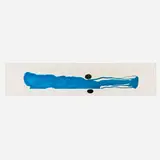 Victor Pasmore, The Blue Between, 1978, etching and aquatint in colors on Magani